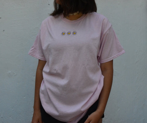 Daisies T-shirt - pink