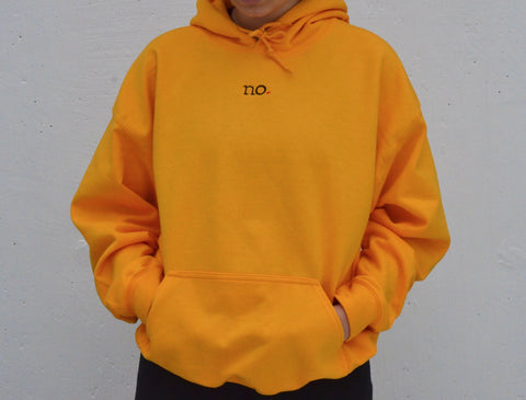 NO Hoodie Sweatshirt - gold yellow