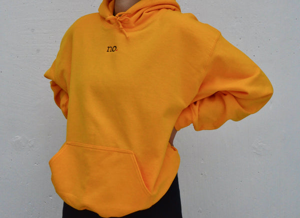 NO Hoodie Sweatshirt - gold yellow