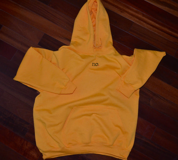 NO Hoodie Sweatshirt - gold yellow