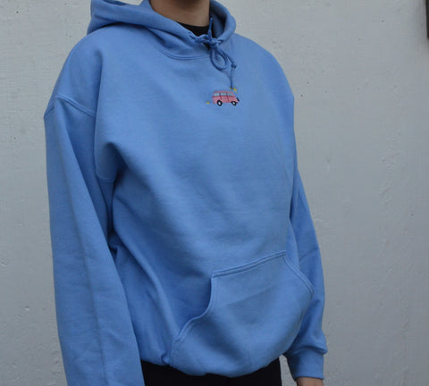 PinkVan Hoodie Sweatshirt - blue